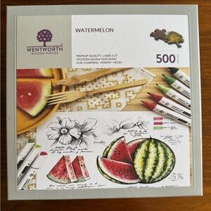 Wooden Puzzles Watermelon Puzzle - 500 Pieces